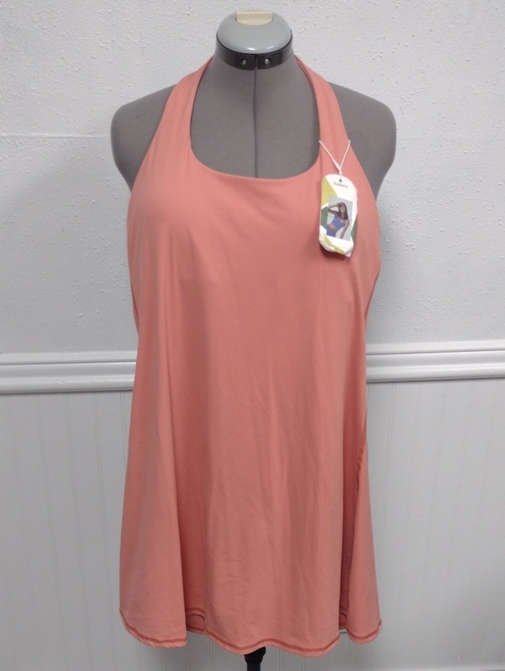 HALARA Tennis Brush-Coral Backless Dress Mini Outdoor Activewear.